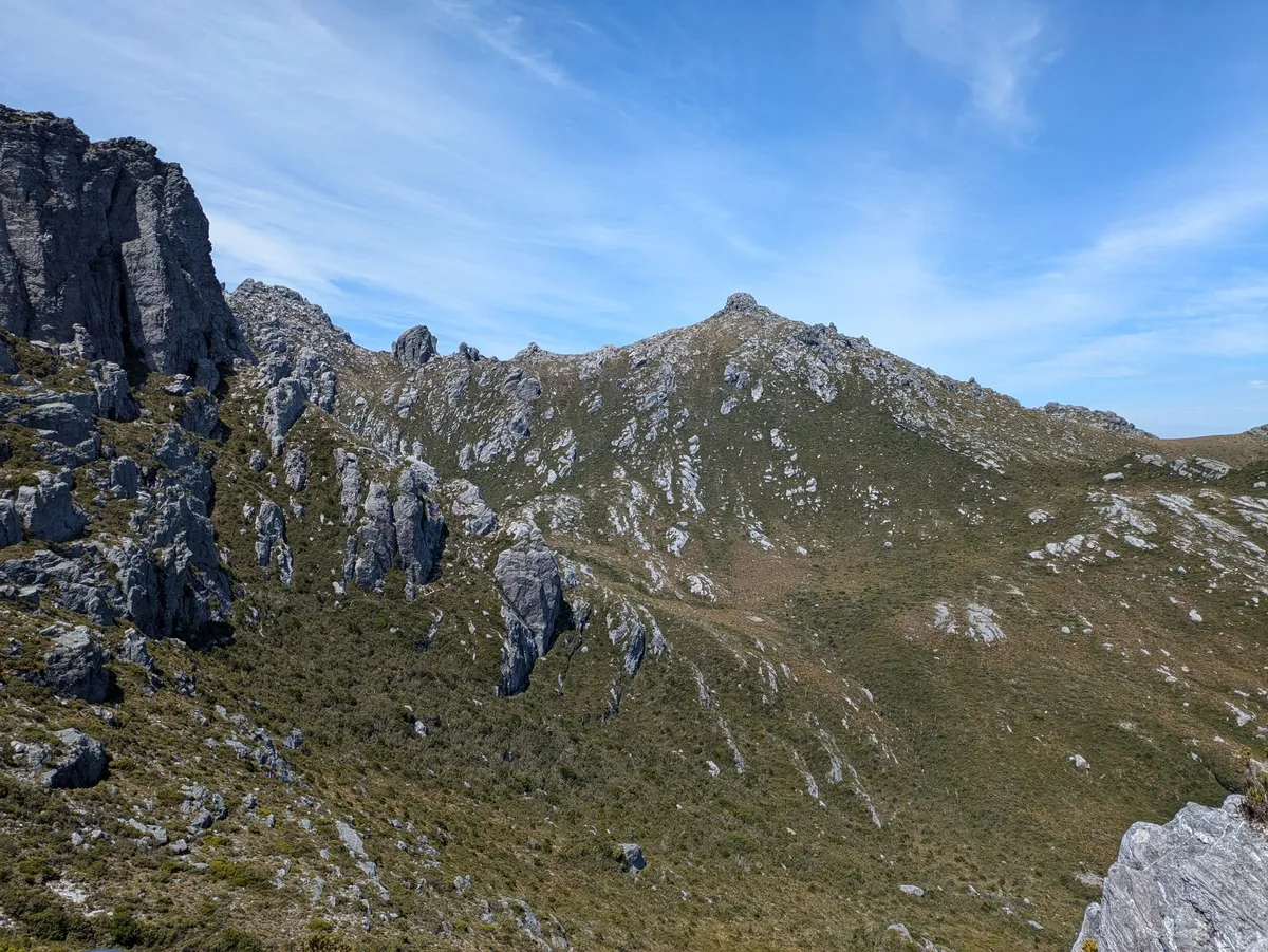 Mont Sirius depuis le sentier des Western Arthurs