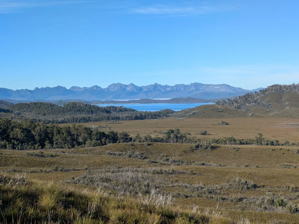 Panorama sur le massif des Western Arthurs