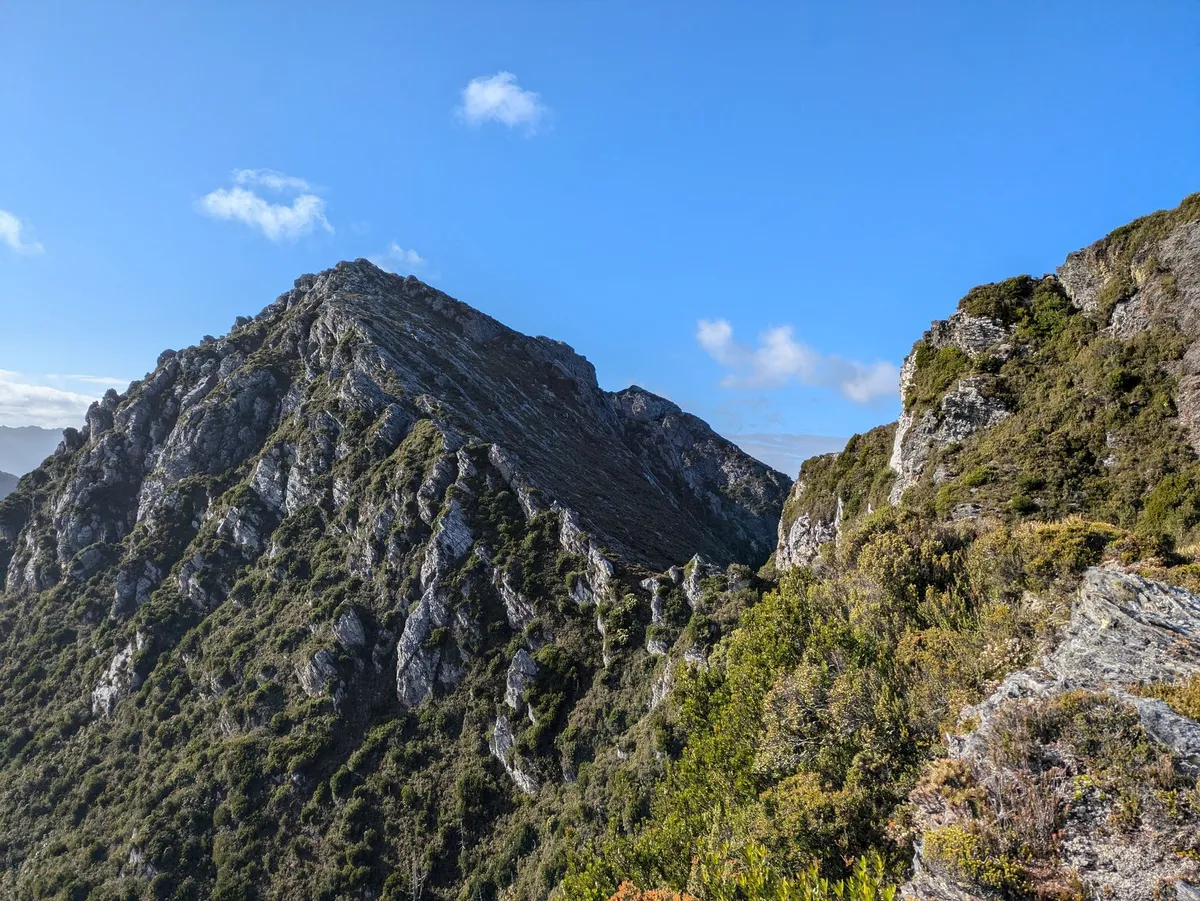 Mt Aldebaran, depuis le col au dessus d'Haven Lake