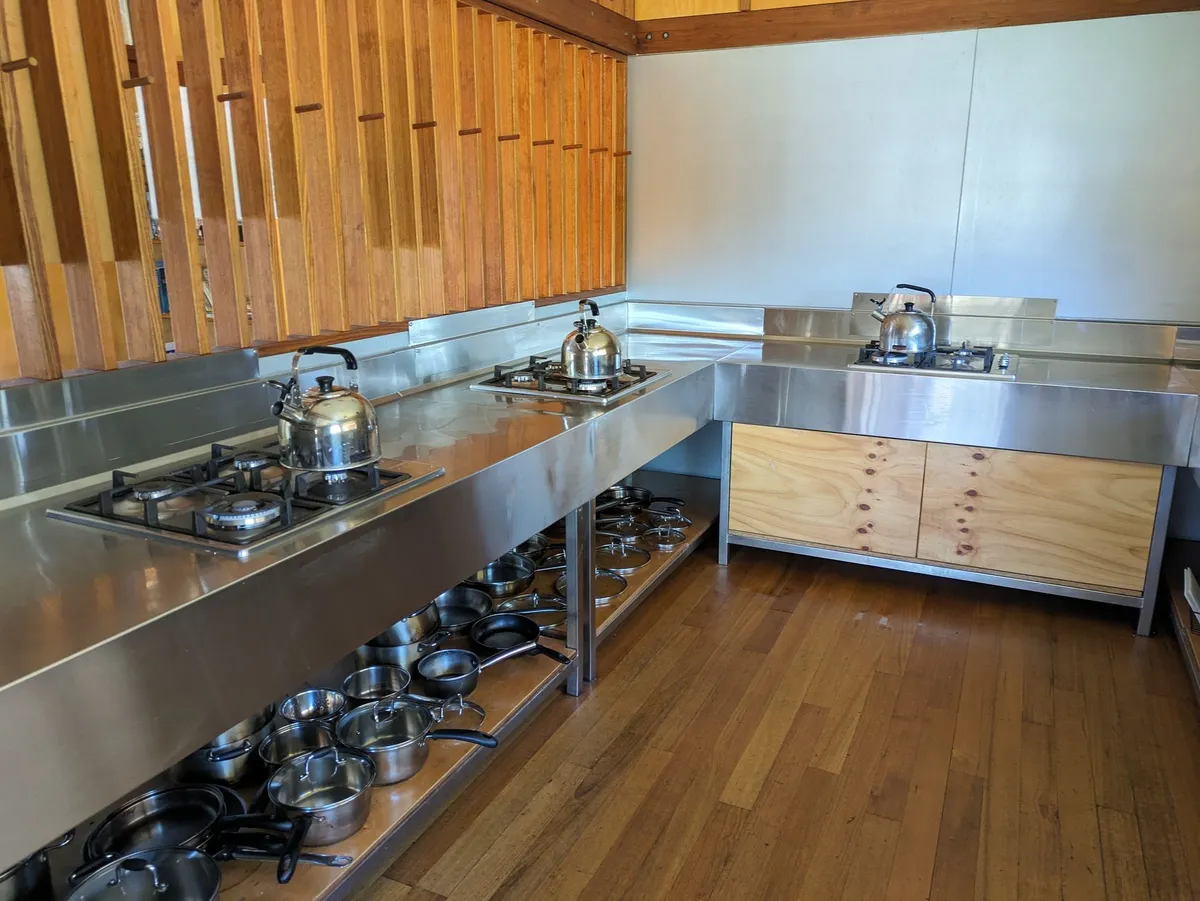 La cuisine du refuge de Munro