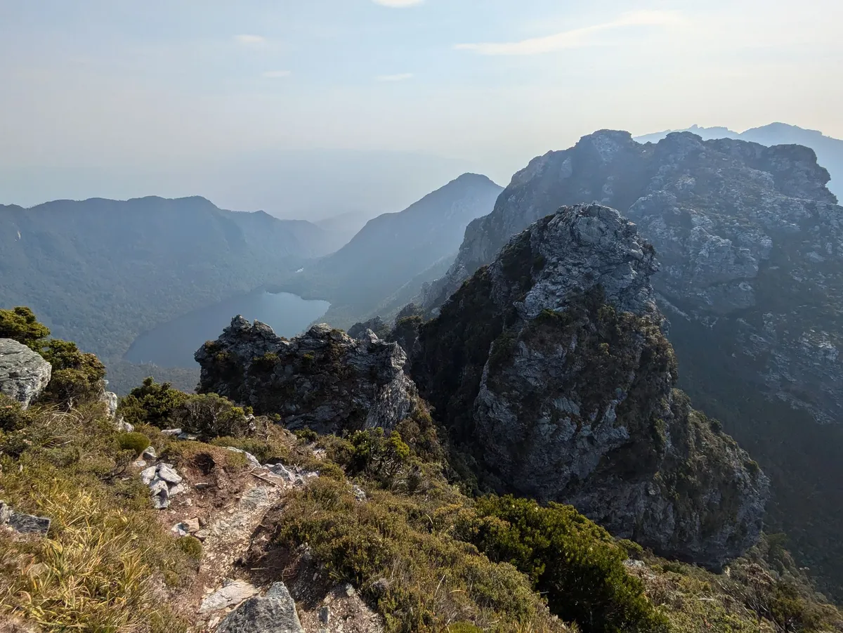 Arête avant les Beggary Bumps