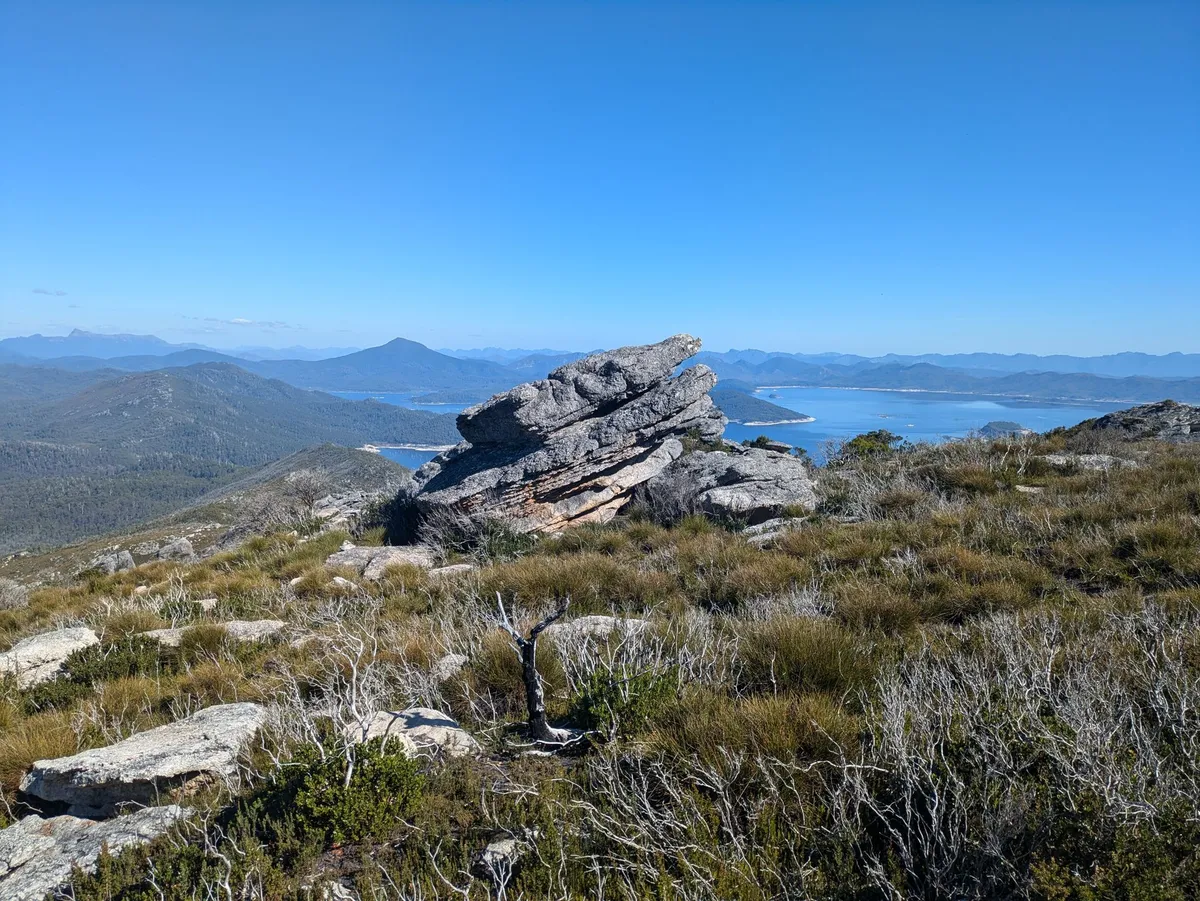 Vue sur le lac Gordon
