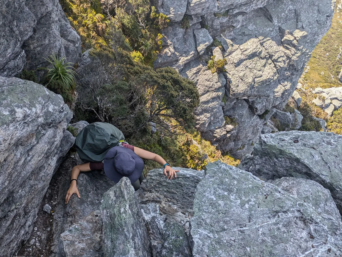 Descente raide et technique