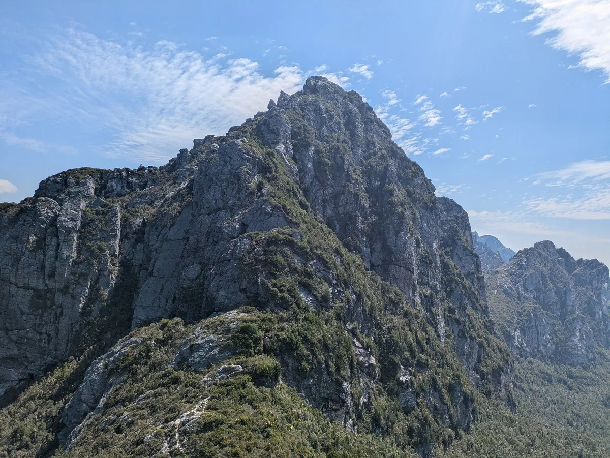 Vue sur le Mont Pegasus depuis le Sud