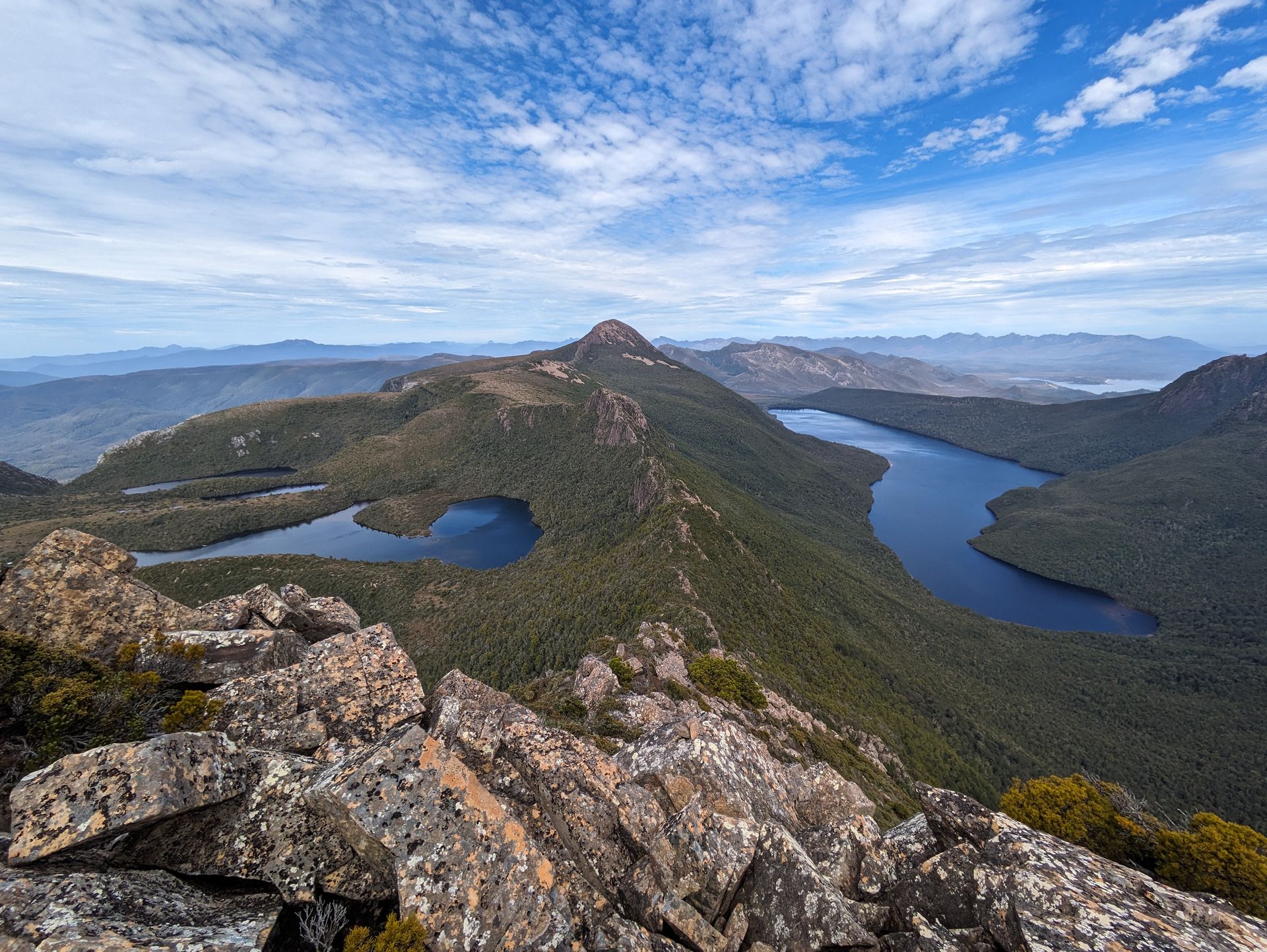 Mount Anne Circuit - Jour 2 jusque Lonely Tarns